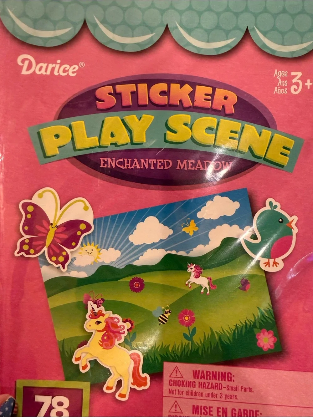 Kids Toys Darcie Unicorn Stickers Play Scene and Activity Book SET